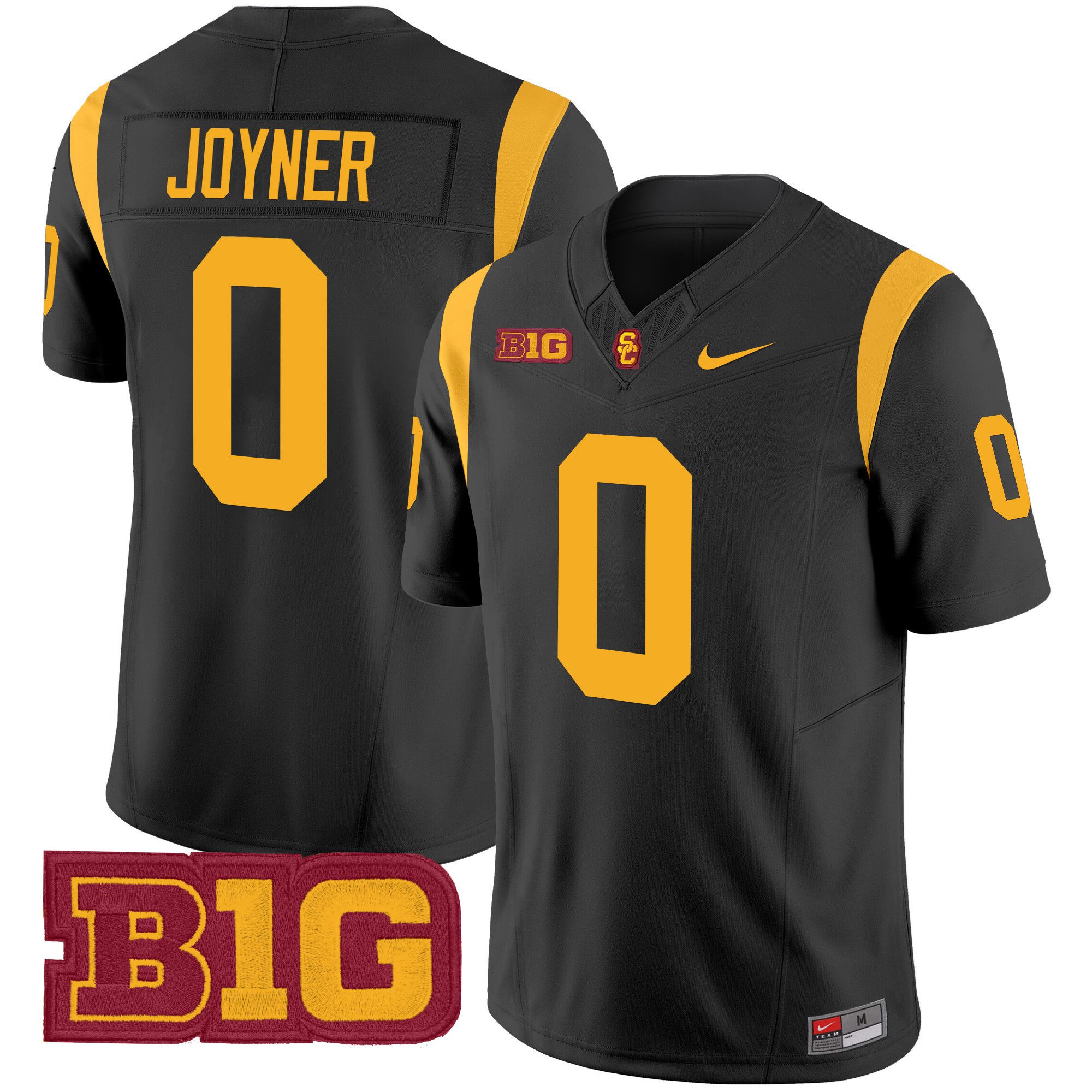Men USC Trojans 0 Joyner Black Nike 2024 Vapor Limited NCAA Jersey style 1
